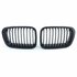 Sport-Grill-Nieren-Voor-Bmw-3-Serie-E46-Mat-Zwart-Enkele-spijl