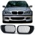 Sport Grill Nieren Voor Bmw 3 Serie E46 LCI Mat Zwart Enkele Spijl