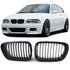 Sport-Grill-Nieren-Voor-Bmw-3-Serie-E46-Coupe-Cabrio-Mat-Zwart-Enkele-Spijl