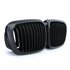 Sport-Grill-Nieren-Voor-Bmw-3-Serie-E46-Coupe-Cabrio-Mat-Zwart-Enkele-Spijl