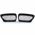 Sport-Grill-Nieren-Voor-Bmw-3-Serie-E46-Coupe-Cabrio-Mat-Zwart-Enkele-Spijl