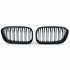 Grill Nieren Voor Bmw 1 Serie F20 F21 LCI Glans Zwart Dubbele Spijl_