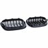 Grill Nieren Voor Bmw 1 Serie F20 F21 LCI Glans Zwart Dubbele Spijl_