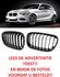 Bmw-1-Serie-F20-F21-M1-Sport-Nieren-/-Grill-Hoogglans-Zwart-Enkele Spijl