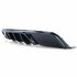 BMW-1-Serie-E82-E88-Achterbumper-Diffuser-Glans-Zwart