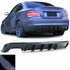 BMW-1-Serie-E82-E88-Achterbumper-Diffuser-Glans-Zwart