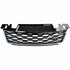 Grill-Voor-Range-Rover-Sport-L494-Glans-Zwart-Zilveren-Rand-2017-2022