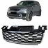 Grill-Voor-Range-Rover-Sport-L494-Glans-Zwart-Zilveren-Rand-2017-2022