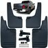 VW-Amarok-Spatlappen-Set-Voor-Achter-Zwart