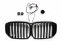 LED-Sport-Grille-BMW-X5-G05-LCI-vanaf-04-2023-Glans-Zwart-Enkele-Spijl