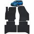 Rubberen-Automatten-Volkswagen-Touran-5T-All-Weather-Vloermatten-Zwart
