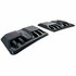 Ford-Ranger-T9-Motorkap-Luchtinlaten-Look-Zwart-Glans-2022-Hood-Scoops-Set-Sport-Offroad-Look