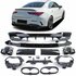 Uitlaat-Diffuser-Mercedes-CLA-C118-X118-AMG-Look-Glans-Zwart