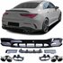 Mercedes CLA C118 AMG Aero Look Diffuser + Uitlaat Chrome Sierstuk