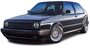 VW-Golf-2-Booskijker-Grill-Spoiler-Zonder-Embleem
