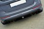 Achterspoiler Spoiler Diffuser midden Ford Focus 3 RS vanaf 2015 Hoogglans Pianolak Zwart_