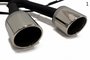 achterbumper diffuser inzetstuk met bijpassende uitlaat!  R20 look Geschikt Voor Golf 6 _