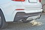 Maxton Design Bmw X4 F26 M Pakket Centre Rear Splitter (Verticale strepen)