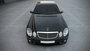 Voorspoiler spoiler Mercedes E Klasse W211 55AMG Facelift Hoogglans Pianolak Zwart_