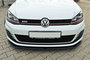 Volkswagen Golf 7 GTI / GTDVoorspoiler Spoiler Hoogglans Pianolak Zwart Versie 2_