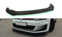 Maxton Design Voorspoiler Spoiler Hoogglans Pianolak Zwart Versie 2 Geschikt Voor Volkswagen Golf 7 GTI / GTD_