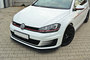 Maxton Design  Voorspoiler Spoiler Carbon Look Versie 2 Geschikt Voor Volkswagen Golf 7 GTI / GTD_