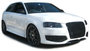 Honingraat Sport Grill S line Look Hoogglans Zwart Geschikt Voor Audi A3 8P Facelift 2005 / 2008_