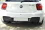 Maxton Design Bmw 1-Serie F20 M Pakket  Centre Rear Splitter (vertical bars)