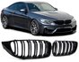 Bmw 4 Serie F32 F33 F36 F82 F83 M4 Sport Nieren / Grill Hoogglans Pianolak Zwart