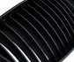 Bmw 1-serie E81 E82 E87 E88 Nieren /Grill Zwart 07 t/m 12_