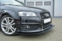Maxton Design Racing Splitter Voorspoiler Spoiler Audi S3 8P Facelift 2009 t/m 2013_