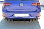 Maxton Design Volkswagen Golf 7 R R20 Facelift Racing Centre Rear Splitter 